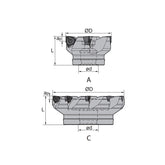 Face milling FMP12 Kr: 90° FMP12-050/060/100/125/160-A22/B32/B40/C40-WN06/08-05/06/07/09/11C - Makotools Industrial Supply Tools for Metal Cutting